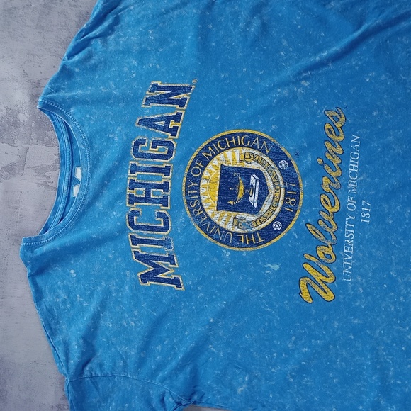 University Of Michigan Wolverines Tie Dye T-Shirt - Picture 4 of 4